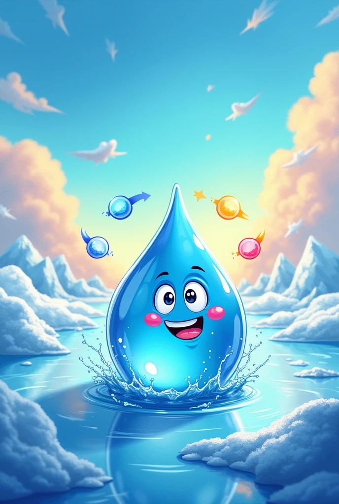 Create images that explain latent heat.