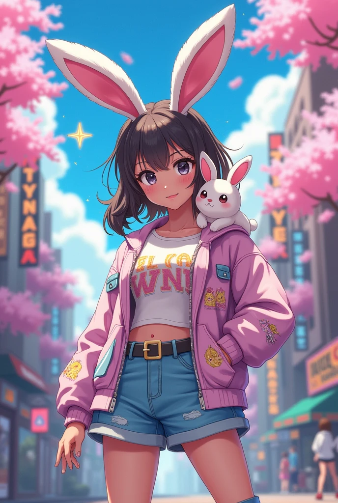 awsome bunny anime girl