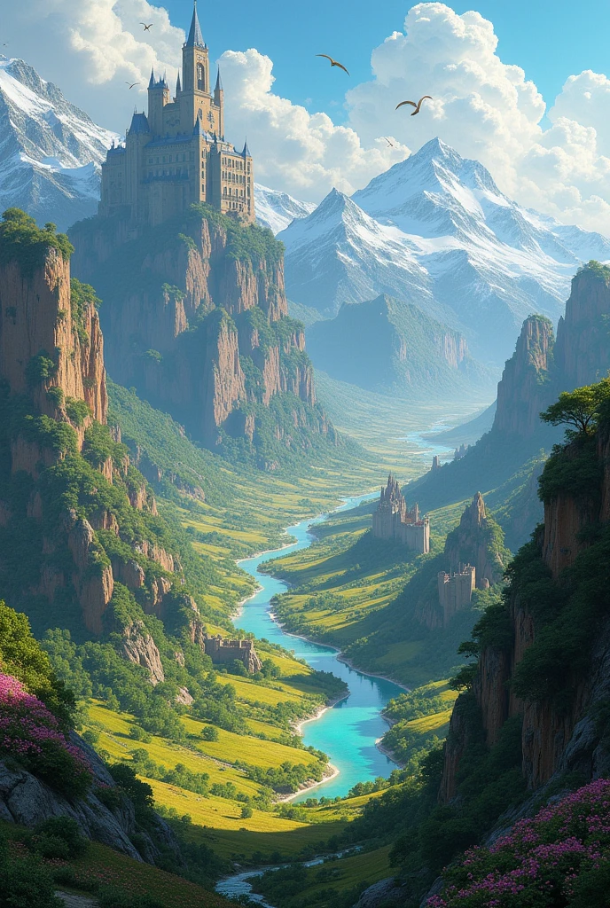 Map a fictional continent 