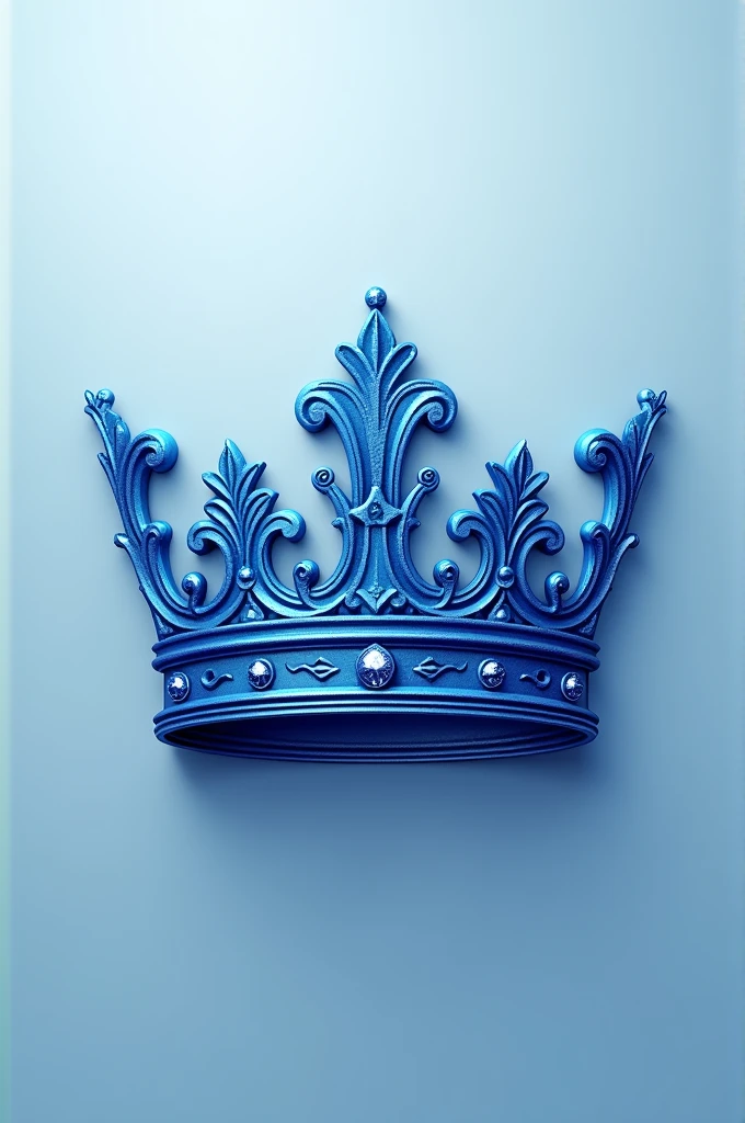 Greer un logo en blue en form couronne sous le non ninick