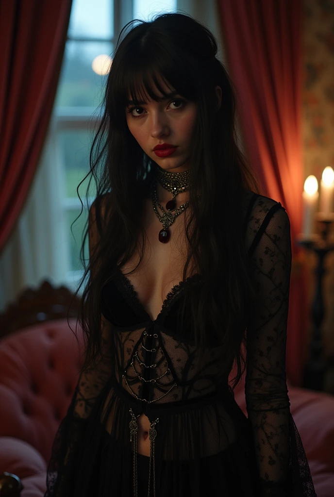 real sensual gothic girl