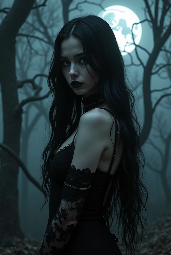real sensual gothic girl