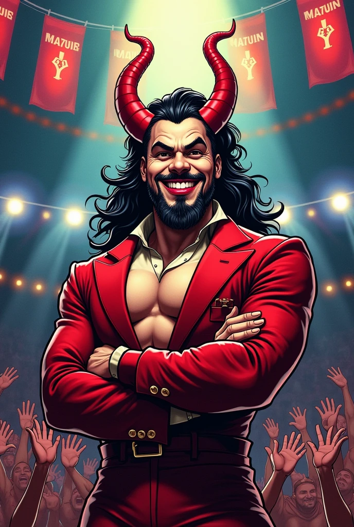 Mr Satan with lipstick