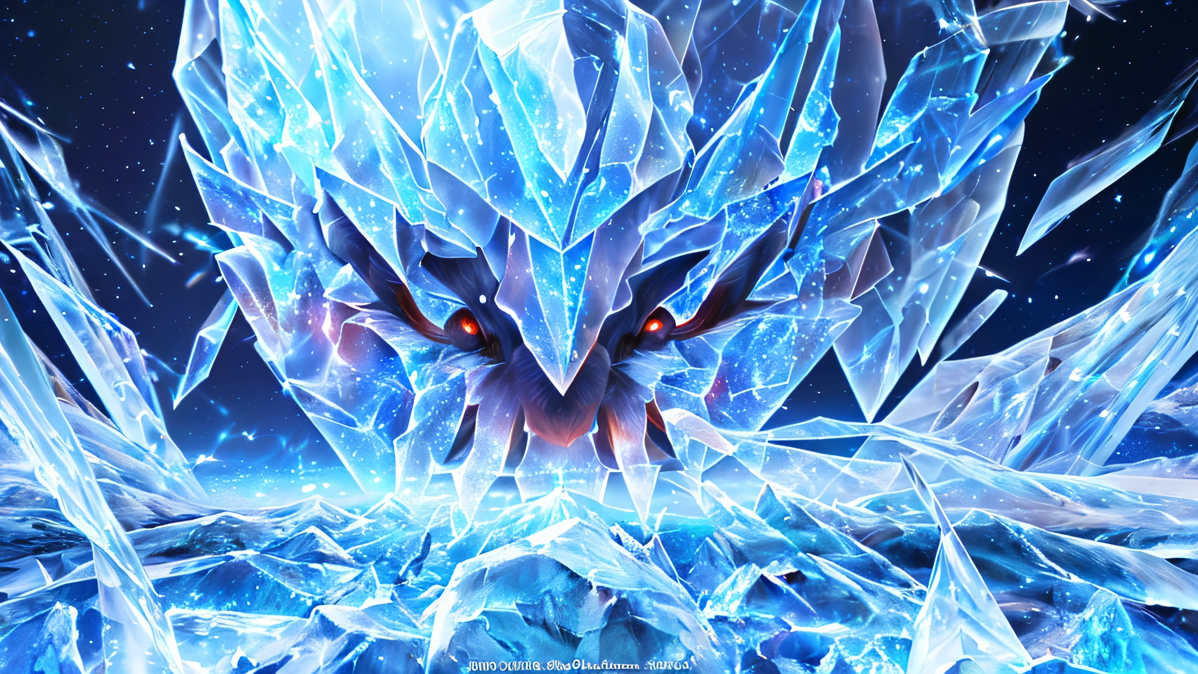 beautiful detailed ice world, burning demonic entity, clashing ice and fire, (best quality,4k,8k,highres,masterpiece:1.2),ultra-detailed,(realistic,photorealistic,photo-realistic:1.37),fantasy,surreal,dramatic lighting,cinematic,vivid colors,intricate details,dramatic composition