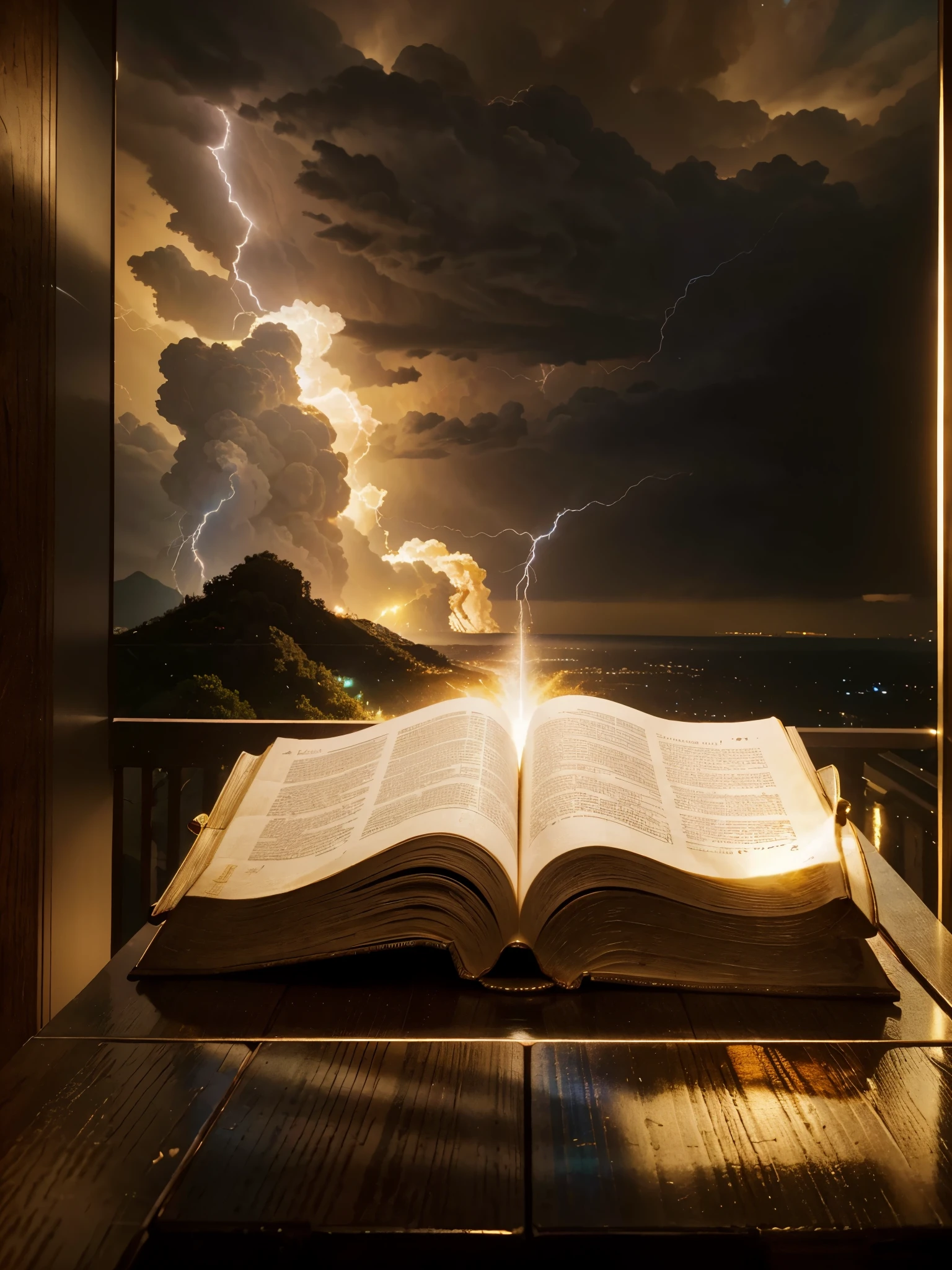 Bible, The Bible, book on the table, Bible, realistic book, armadura heavenly, Beauthfull, Blue Thunder, fire azul, Realistic fire azul, realistic thunder, electrical screws, realistic detailed 8k, 16K Realistic Detail, hard, Detailed Realistic Color, Detailed realistic thunder, fire azul Realistic 8K, Cores photorrealistic 8K, 8K detailed colors, Nitidez photorrealistic 8K, ULTRAHD Photorealism, Divine fire azul, Divine Electric Blue Thunder, Sombras photorrealistics 8K, Textura photorrealistic, naturals, heavens, heavenly, sky night, céu de Beauthfull, the night, majestic, majestic Sky, naturalsmente Chique, thunders, Sky thunders, Divine thunder, Linda, doradas, starlight, Heavenly Bolts, villany azul, Blue Screws, Rendering, photorrealistic, ultra high definition, 4K, detailed textures, thunder, detailed shadows, detailed colors, naturals Linda, Great Divine, detailed contrast, realistic contrast, high resolution, detailed colors, realistic detailed 16K, 8K high definition, detailed contrast, realistic contrast, high resolution, detailed colors, fire, villany, realistic detailed, Golden Bible, The Bible, chic,