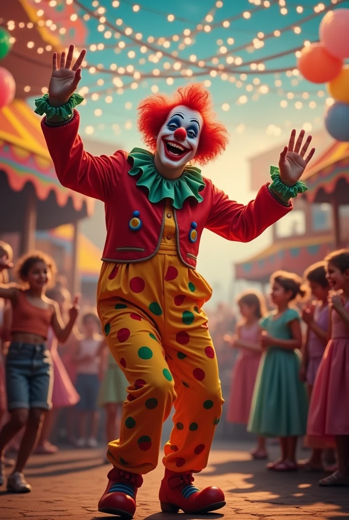 A fun, dancing, and popular clown