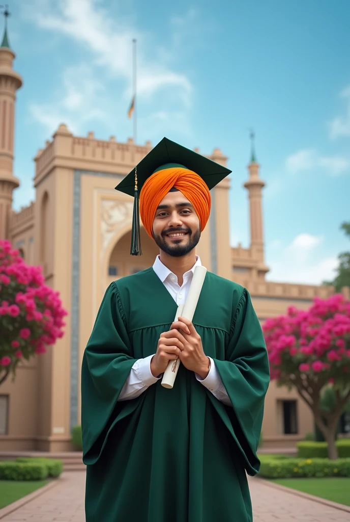 A Pakistani 18 years old boy got graduated from a university