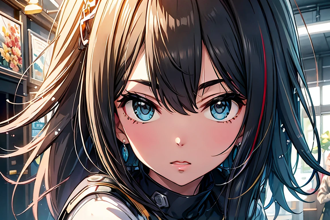 Shibuya Rin、Dark Eyes、(uniform:1.3)、high resolution、High resolution、Ultra high definition、high resolution、high resolution、Anime illustration、(Beautiful eye details:1.2)、Eye detail depiction、(Small eyes and a small face:1.3)、(High-definition CG、Best Shadow:1.1)、Depth of field and blur、(Perfect Detail:1.1)、Digital illustration、Enamel Art、Center、Watercolor、Art Station、 Concept Art、Character Sheet、Lightning wave、美しいアニメのWatercolor、Bright colors、Sharp focus、art:Kim Hyung-tae、details、Intricate details、Curvy Body、Detailed depiction of the eyes、Bright colors、(Nervous look before riding a roller coaster))