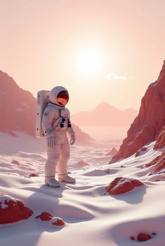 Snow on Mars