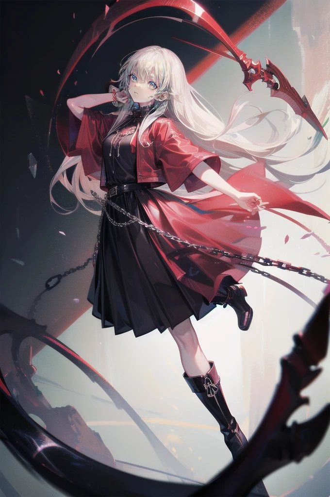 beautiful girl、とてもcute天使、Pink T-shirt、cute、、smile、Long skirt、Black long boots、.(Highest quality,4K,High resolution,masterpiece:1.2),Very detailed,Realistic:1.37,Spooky altar background,Dark fantasy,Red color scheme,Ominous atmosphere,Eye-catching,Storytelling,anatomy,Anime Style,Concept Art,beautiful細部までこだわった顔と (((Red eyes ))),A terrifying ritual ,Ritual of sacrifice,Premature death,inappropriate behavior,クレイジーなsmile,Scythe Face,Girl Monster, beautiful, Delicate facial features, Sharp Eye, Sharp Fangs, pale skin, Thick chain, Dark Background, Cinema Lighting, Dramatic Shadows, Gothic style, Gloomy atmosphere, Dark fantasy, one person&#39;s, Please open your mouth wide, Open your mouth and baring your teeth,Sharp teeth like a beast, Wide lips, very wide mouth, Vermilion cheeks, ,(Blood splatter:1.4),Scary smile, smile,Angel Design, Twisted smile、Bloody、bleeding from the head,,,,,、Blood splatter、,(Blood splatter:1.4),skull,Horror Style, ((Fantasy Sweet Ta Frill Pink Costume)), ((Flowing blonde hair)), ,(Blood splatter:1.4),Female curves, Sexy flat stomach, Perfect hands, Perfect anime face, (Pink Tata Dress)), Are standing, ((邪悪なsmile)), ,(Blood splatter:1.4), Steam circulates, Moonlight Illumination, night lighting, (Blood splatter:1.6),アニメAngel Design, Twisted smile、Bloody、bleeding from the head,,,,,、Blood splatter、,(Blood splatter:1.4), skull,Gothic architecture、Western architecture、Fantasy World、,Victorian cities, Skeleton Gas Light,Absurd, High resolution、 ((Tabletop)), ((Highest quality)), (Very detailedな), ((Very detailed)), (beautiful), ((cute)), (NFSW:1.8), alone,(10 years old:1.6)、(world&#39;Most terrifying and spooky gothic girl:1.5)beautiful face、Whole Body Ezbian、pale, beautiful肌、beautiful金の髪、優しくsmileむ、Dark building ruins、(snow white&#39;Frill dress:1.3)、(The dark ruins are stained with blood:1.3)、Low angle full body shot、(少女は血の海の中にAre standing:1.5)、(The ground is full of blood:1.3)、(The girl lost a lot of blood....:1.3)、(クレイジーなsmile:1.6)、Spirits、(Blood dripping from the mouth:1.3)、
