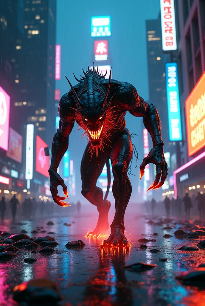 Cyberpunk demon atomic