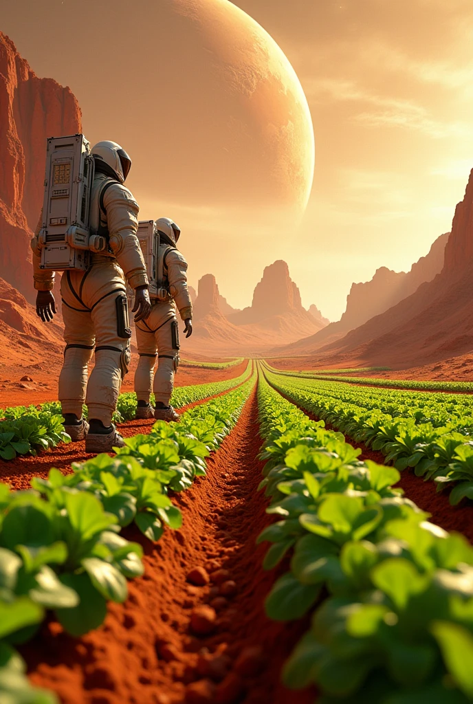 Farms on Mars