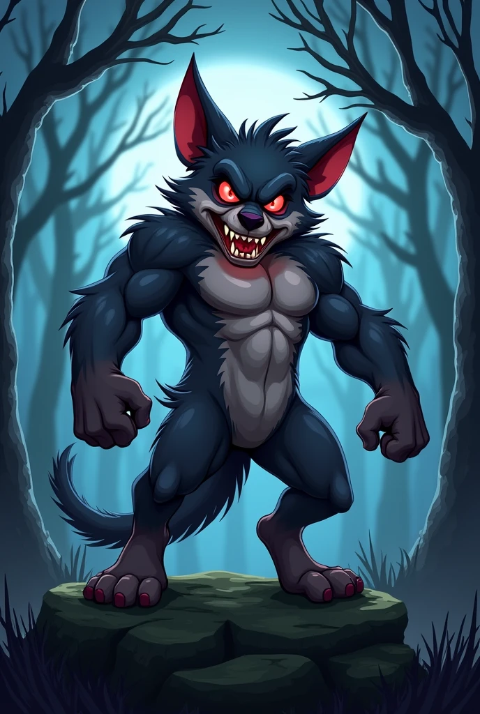 Buffed evil puppy
