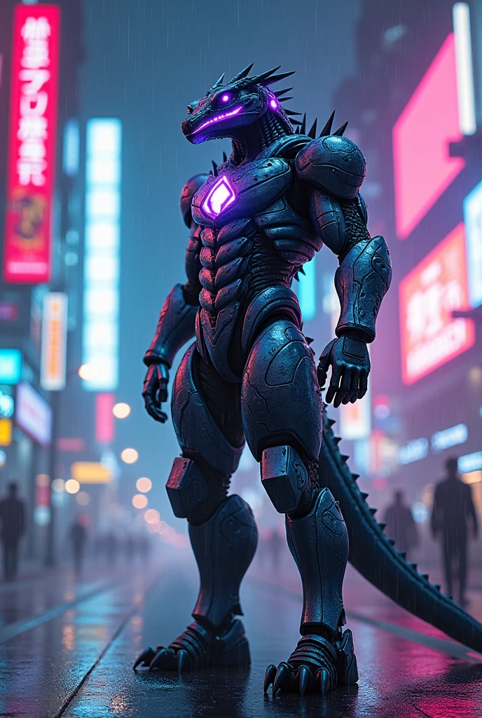 Cyberpunk GodAsuar uses Atomic Armor