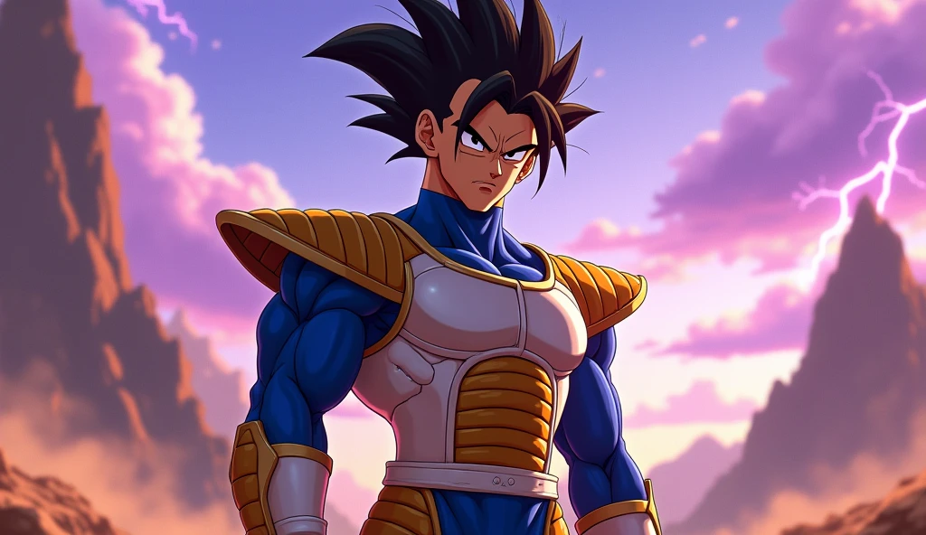 Will Smith in Saiyan warrior clothes