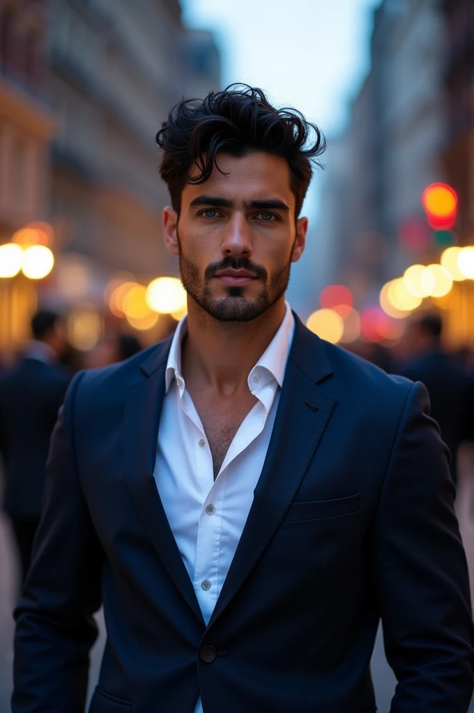 Masculine handsome man