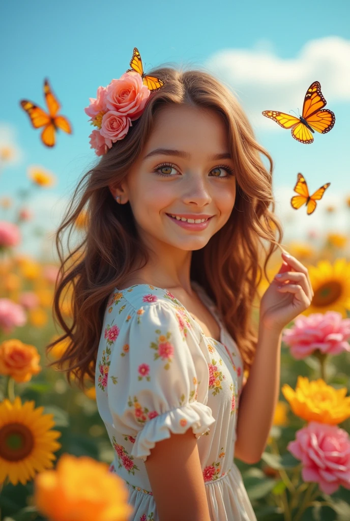 A cute and beautiful girl age of 25
