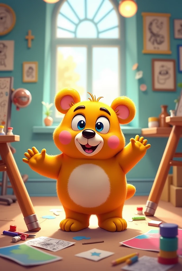 Broadcad cute animation character