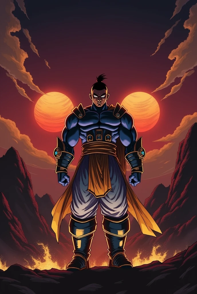 Will Smith in Saiyan warrior clothes