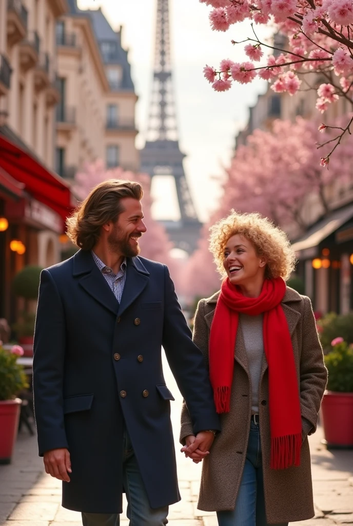 Gay couple in Paris