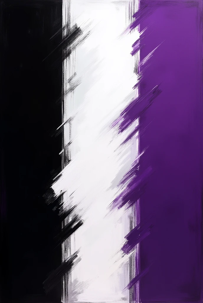 Make a flag like that of a country with black, white and purple colors 