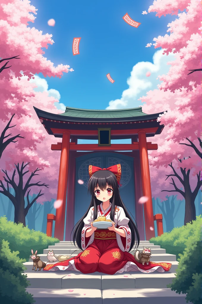 Reimu Hakurei,eat, poop