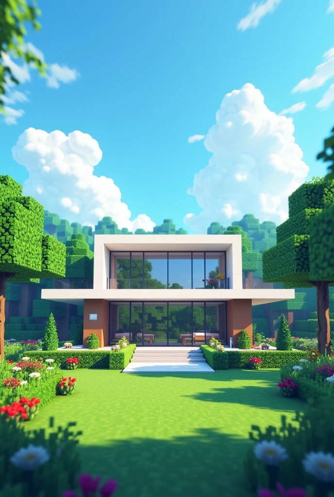 Mincraft modern house