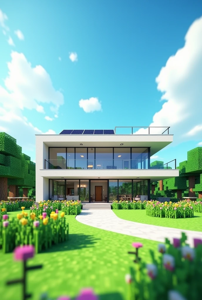 Mincraft modern house