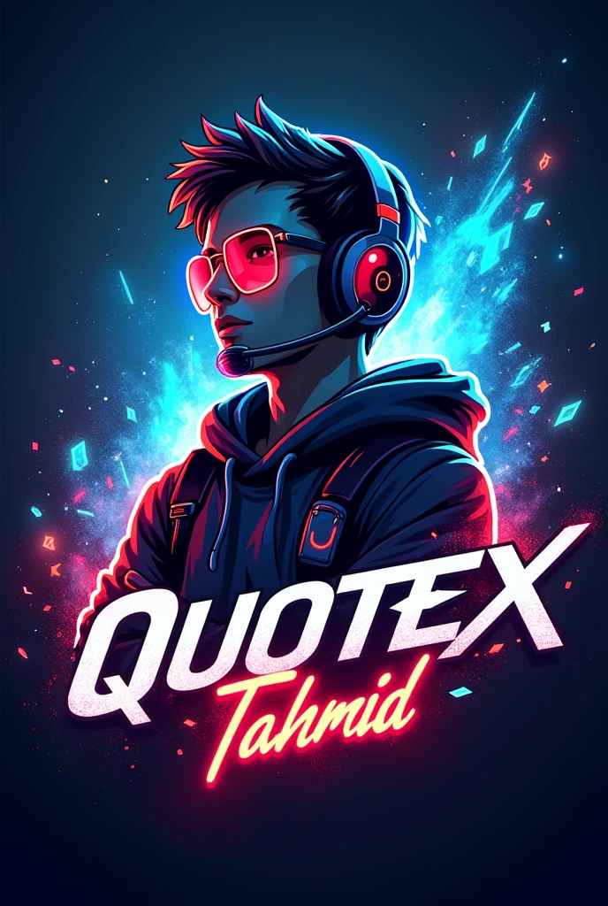 a Gaming logo name is Quotex Tahmid