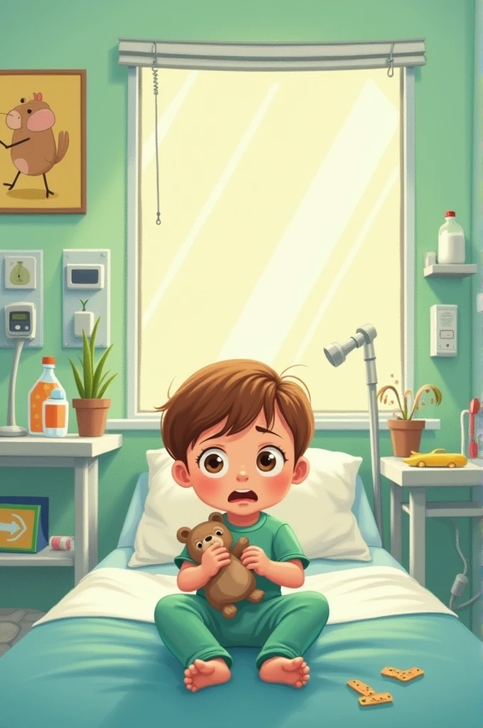 theme: "Fear of Hospitals and Needles in Children"
color palette: #7ead7d