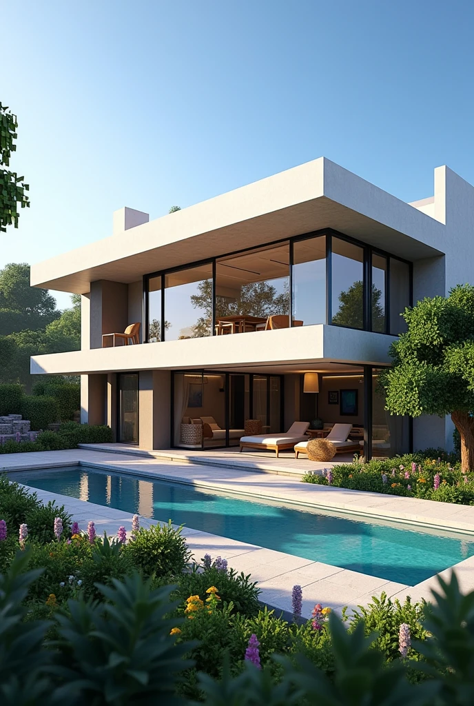 Mincraft modern house