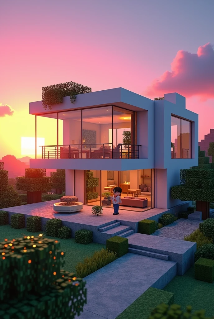 Mincraft modern house