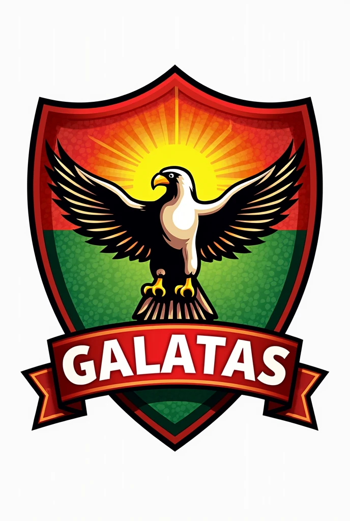 Create a logo for a soccer team named Galatas