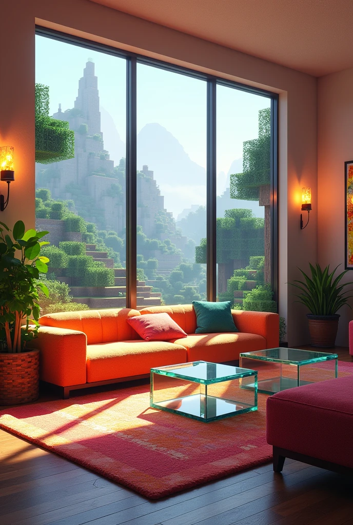Mincraft modernliving room