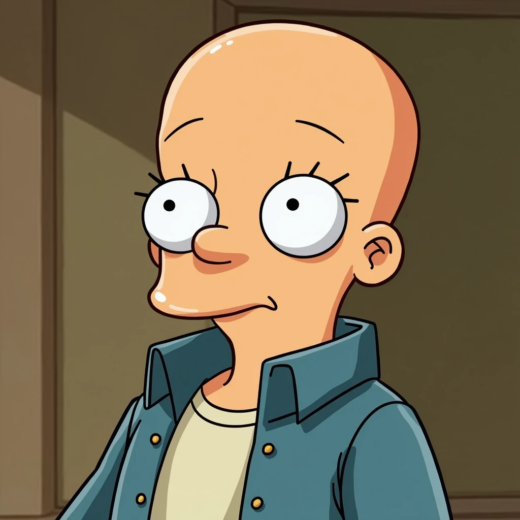 He's a (the bald boy from the animated series) man with a lot of money and women