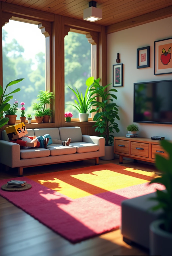 Mincraft  modernliving room 