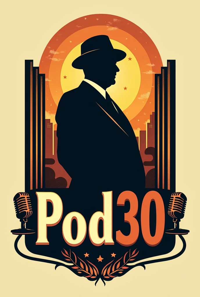 Logo pod casts com nome Pod30, about Vargas era