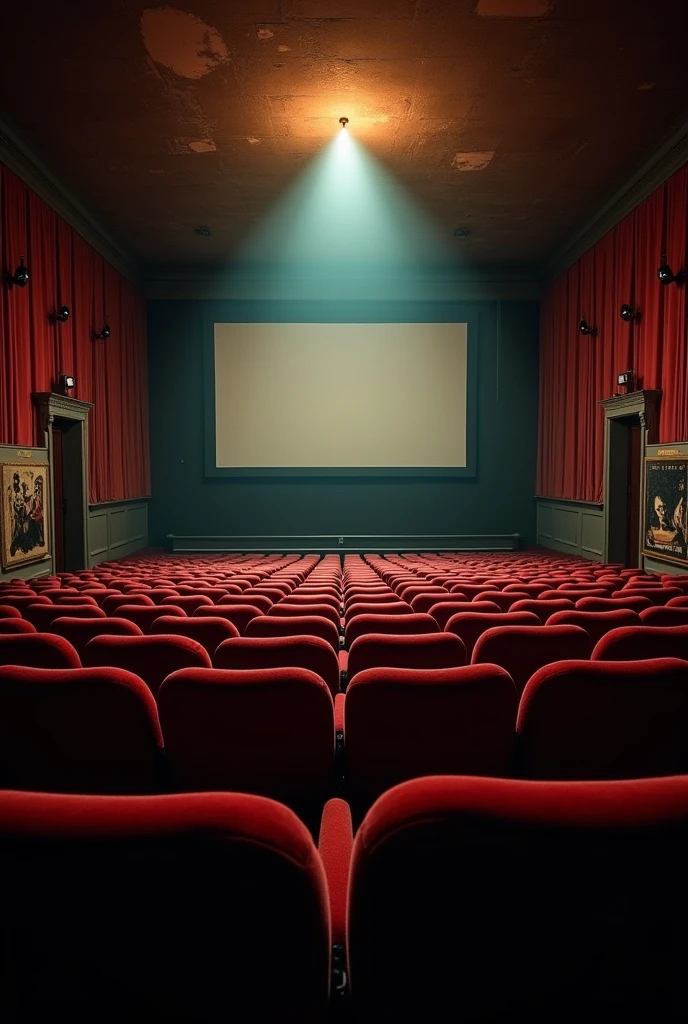 Empty movie theater]
