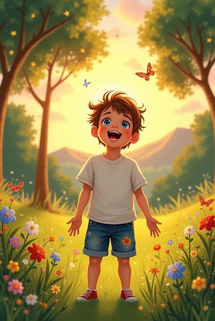 Singing boy