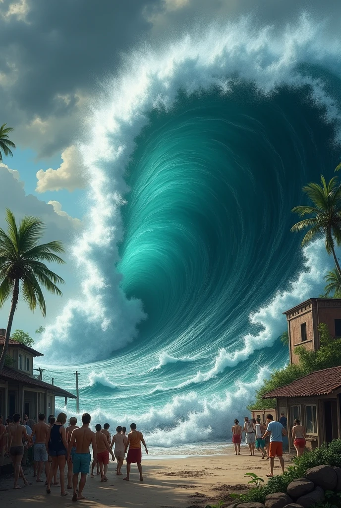 A tsunami