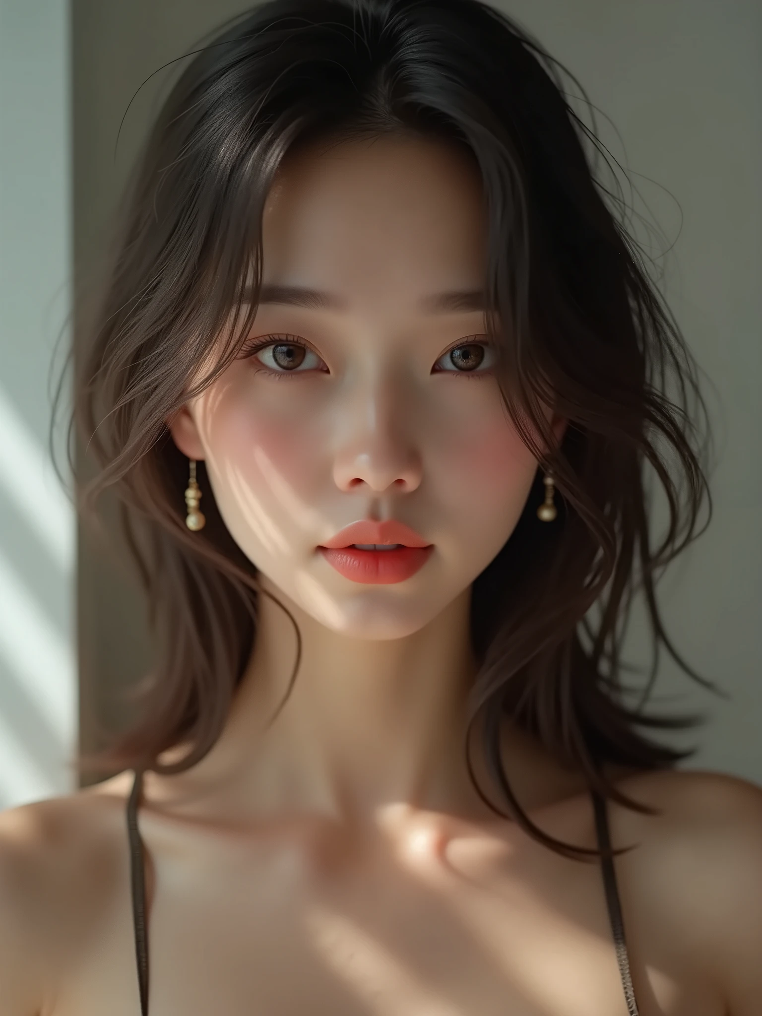 (Best Quality Detail:1.2),Realistic,8K UHD,High Definition,(1girl in:1.2),Ultra-detail,high quality texture,Intricate details,Detailed texture,Finely detailed,high detailing,extremely details CG,high quality shadow, depth of fields,Ray tracing,hightquality,hight resolution,depth of fields,chromatic abberation,Caustics,Wide light,Natural colors,Detailed beautiful delicate face,Detailed beautiful delicate eyes,in her 20s,Shy,Blushing cheeks,Very soft big breasts,Woman with good style,The bra is so small that the areola protrudes,the areola is large,Big breasts that are about to spill out of a bra,My bra is about to tear,The shape of the tips of the is clearly visible,full body Esbian,Beautiful skin,beauty legs,High exposure,The body line is very sexy,Tasty-looking body,Lips that make you want to kiss,Sexy Inviting Poses,Open your crotch,The pubic area is visible,Perfect body(cleavage,pantyhose:1.1), Cowgirl, vaginale, ass pov,Beautiful woman with slender abs:1.3(Big Tits:1.2),Looking at the camera,A MILF,thighs thighs thighs thighs,nice butt(2 gorgeous beautiful 30 year old sexy korean woman:1.1),:1.3),Raised sexy,Exposure,Nude Girl,dynamicposes,Revealing breasts,Genital only,Short underwear