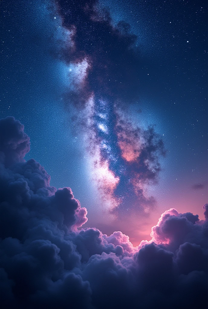  An inspiring image of the cosmos or the Milky Way.