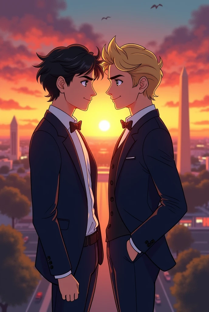 What would Alex Claremont Diaz and Henry Fox look like drawn by AI according to the book's description?