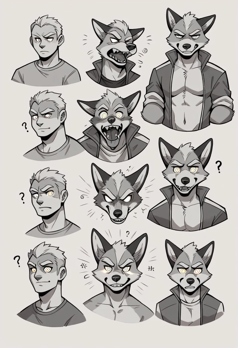 Male, fox, furry, fox mccloud, starfox, canine, shirtless, ripped clothing, fox transformation, human, bright glowing eyes, confused expression, canine penis, sheath, sharp teeth, detailed mouth, hypnosis, hypnotic eyes, bright glowing eyes, transformation sequence, transformation series