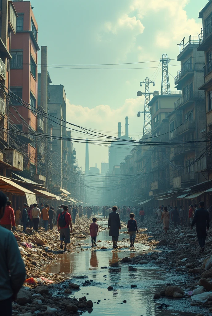 

**Quadrinho 1: The Beginning of the Problem**
*imageio:* A city with several factories and people buying clothes.
*texto:* "In big cities, people love to buy new clothes, but they don't realize the impact of this on the environment."

**Comic 2: the pollution**
*imageio:* Factories releasing smoke and a polluted river, with clothes thrown on the banks.
*texto:* "Factories produce clothes quickly, but this generates a lot of pollution and waste. The river became dirty and full of garbage!"

**Comic 3: Awareness**
*imageio:* A group of friends talking about the problem.
*texto:* "A group of friends decided it was time to act. 'We need to take care of our planet!' they said."

**Comic 4: The change**
*imageio:* Friends doing a cleanup to clean the river and recycle clothes.
*texto:* "They organized a cleanup and started recycling clothes. standing together, They showed that small actions can make a big difference