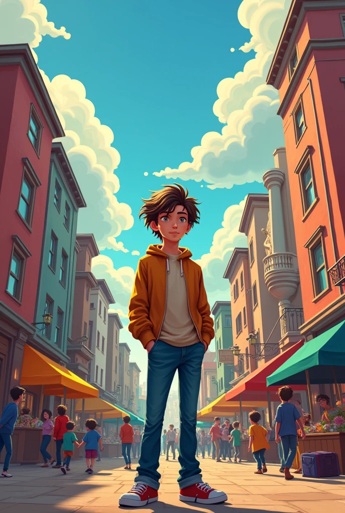 The story follows a young man named Joseph, who feels overwhelmed by the demands and pressures of his daily life. One day, He decides to take a break and heads to the city forum, a place he has always found chaotic and stressful. Animated cartoon 4k