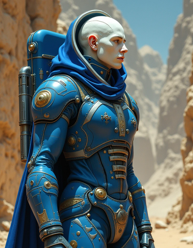 (1man, pale skin, blue space suit), space, Egypt futuristic,
(by Enki Bilal , methurlant) surreal, intricate
(masterpiece, best quality:1.3),