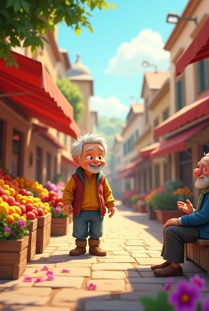 However, as he walks through the forum, Leo begins to notice the little things around him: the smile of a vendor, the beauty of a flower, the calmness of an old man sitting on a bench. Animated cartoon 4k