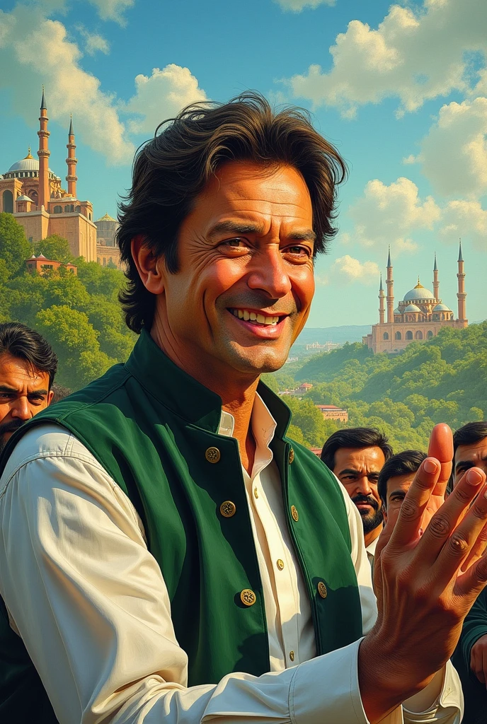 Create a picture of imran khan