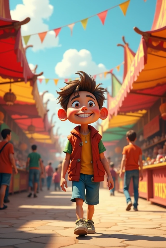 However, as he walks through the forum, Leo begins to notice the little things around him: the smile of a cartoon animated salesman 4k